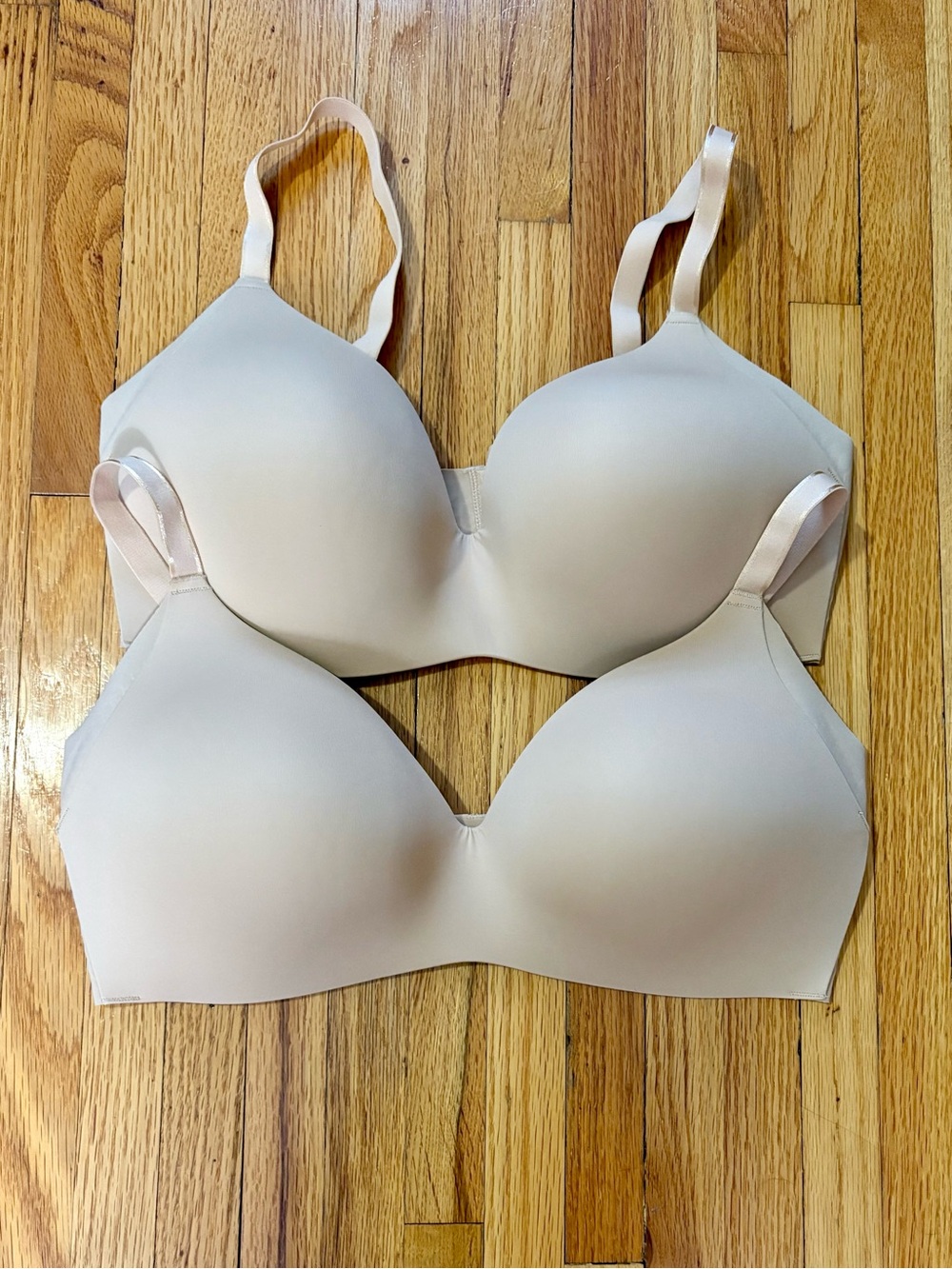 KNIX Wingwoman bras x 2, warm sand size 5